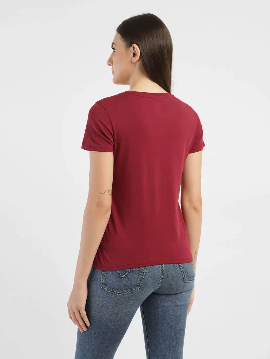 Women's Brand Logo Crew Neck T-Shirt 3