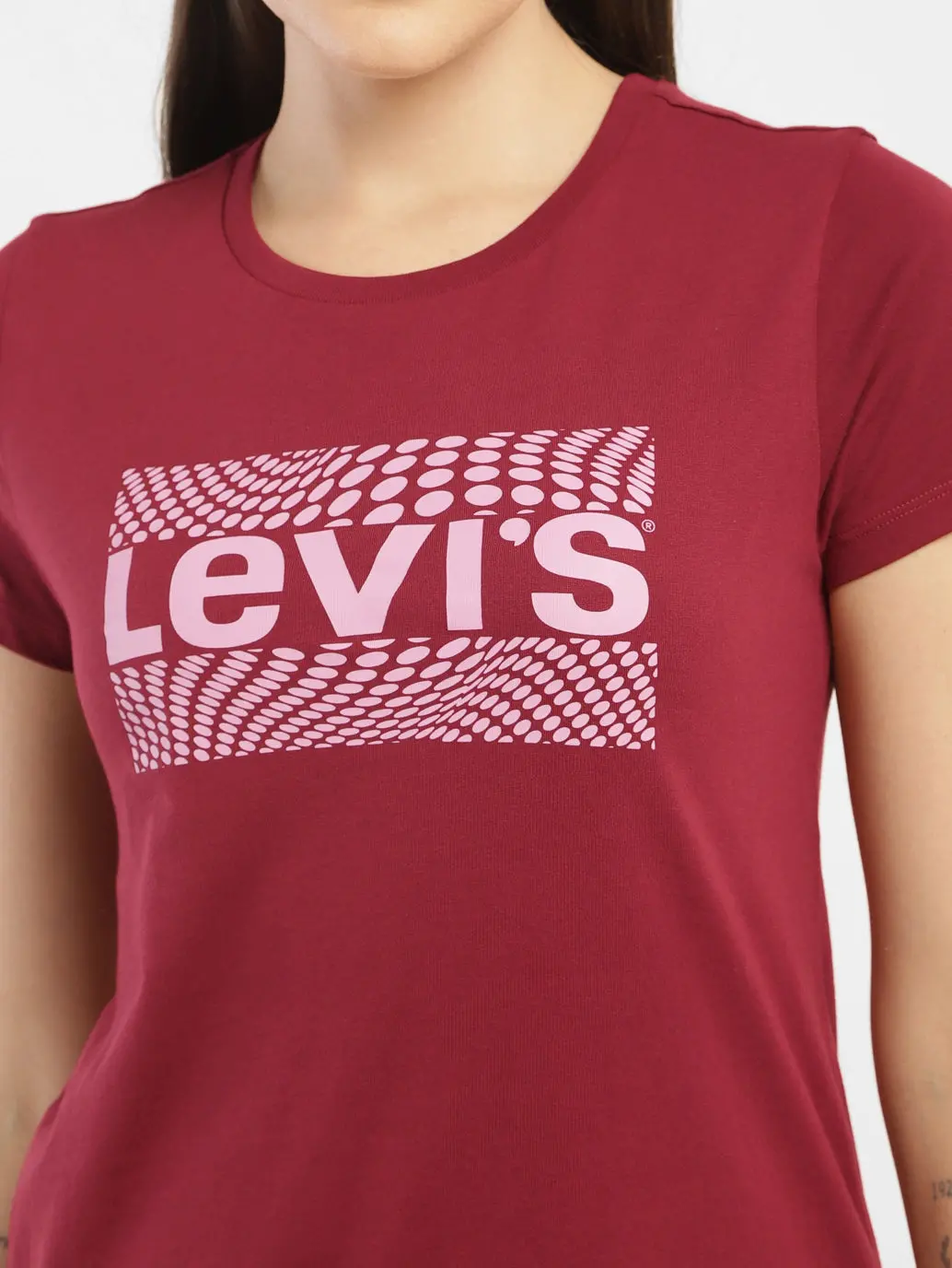 Women's Brand Logo Crew Neck T-Shirt 5