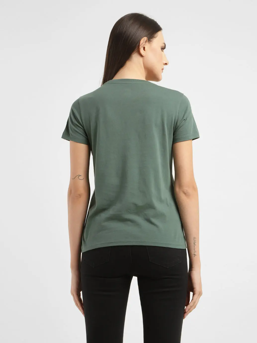 Women's Brand Logo Crew Neck T-Shirt 3