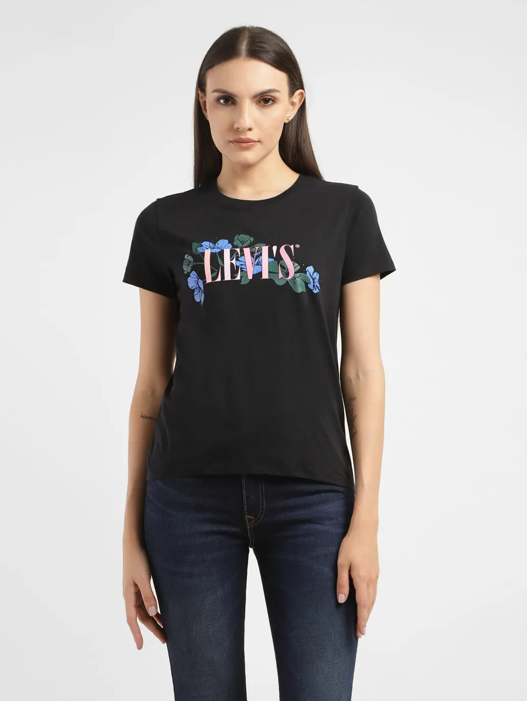 Women's Graphic Print Regular Fit T-Shirt 1