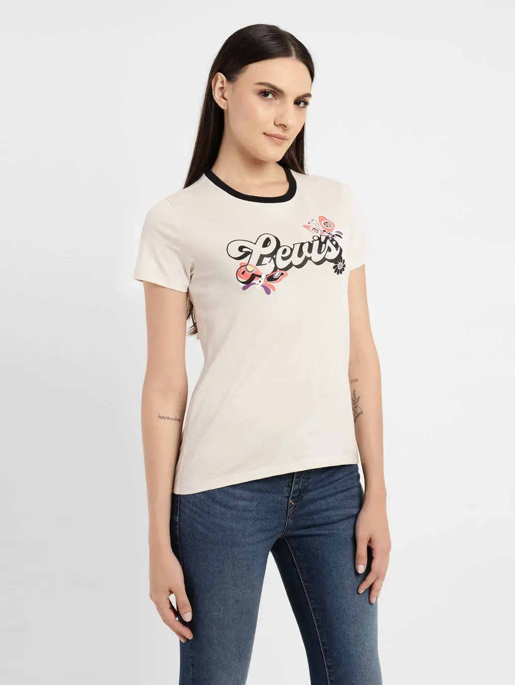 Women's Graphic Print Crew Neck T-Shirt 4