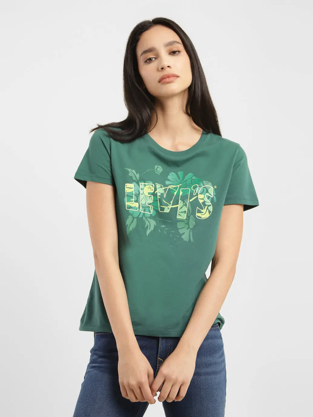 Women's Graphic Print Crew Neck T-Shirt 1