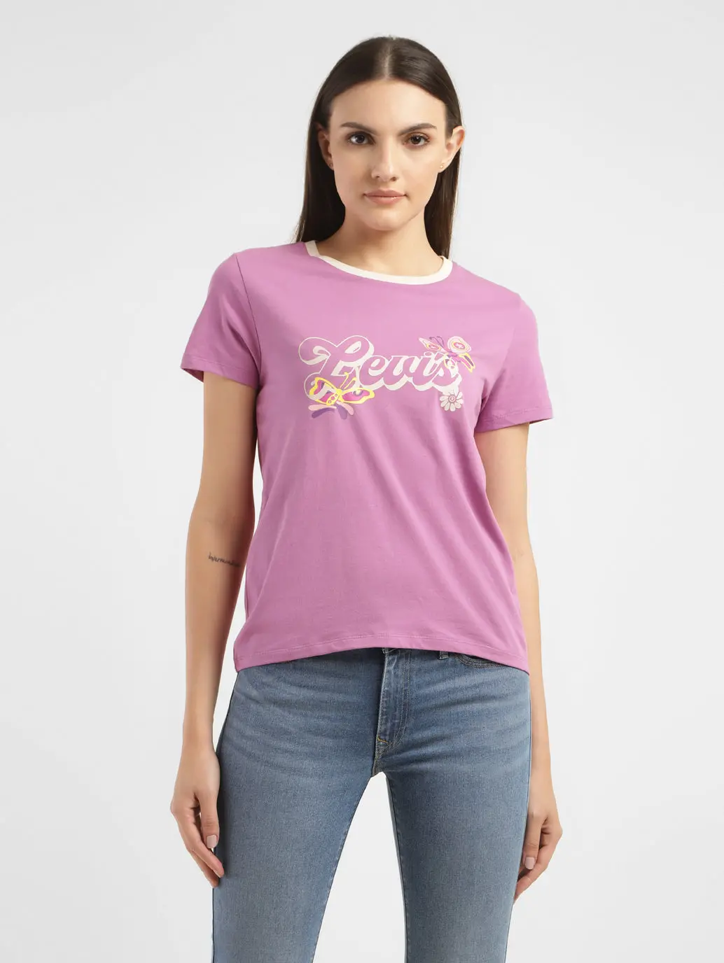 Women's Graphic Crew Neck T-Shirt 1