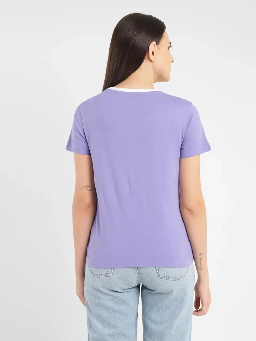 Women's Brand Logo Crew Neck T-Shirt 3