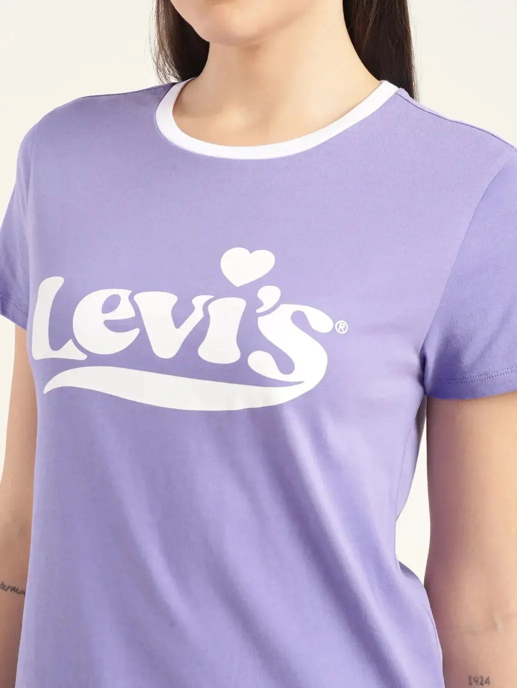 Women's Brand Logo Crew Neck T-Shirt 5