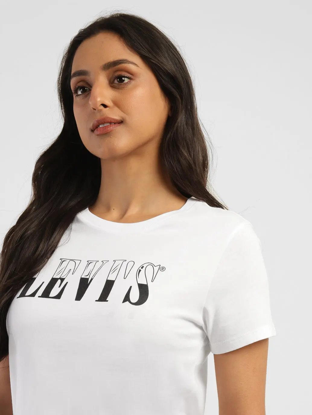 Women's Brand Logo Crew Neck T-Shirt 5