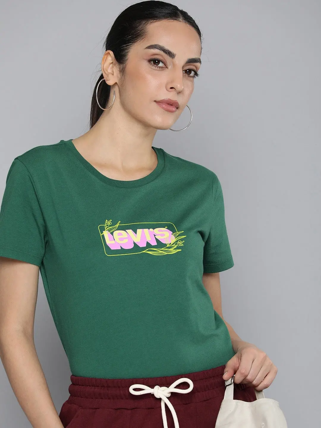 Women's Graphic Print Crew Neck T-Shirt 1
