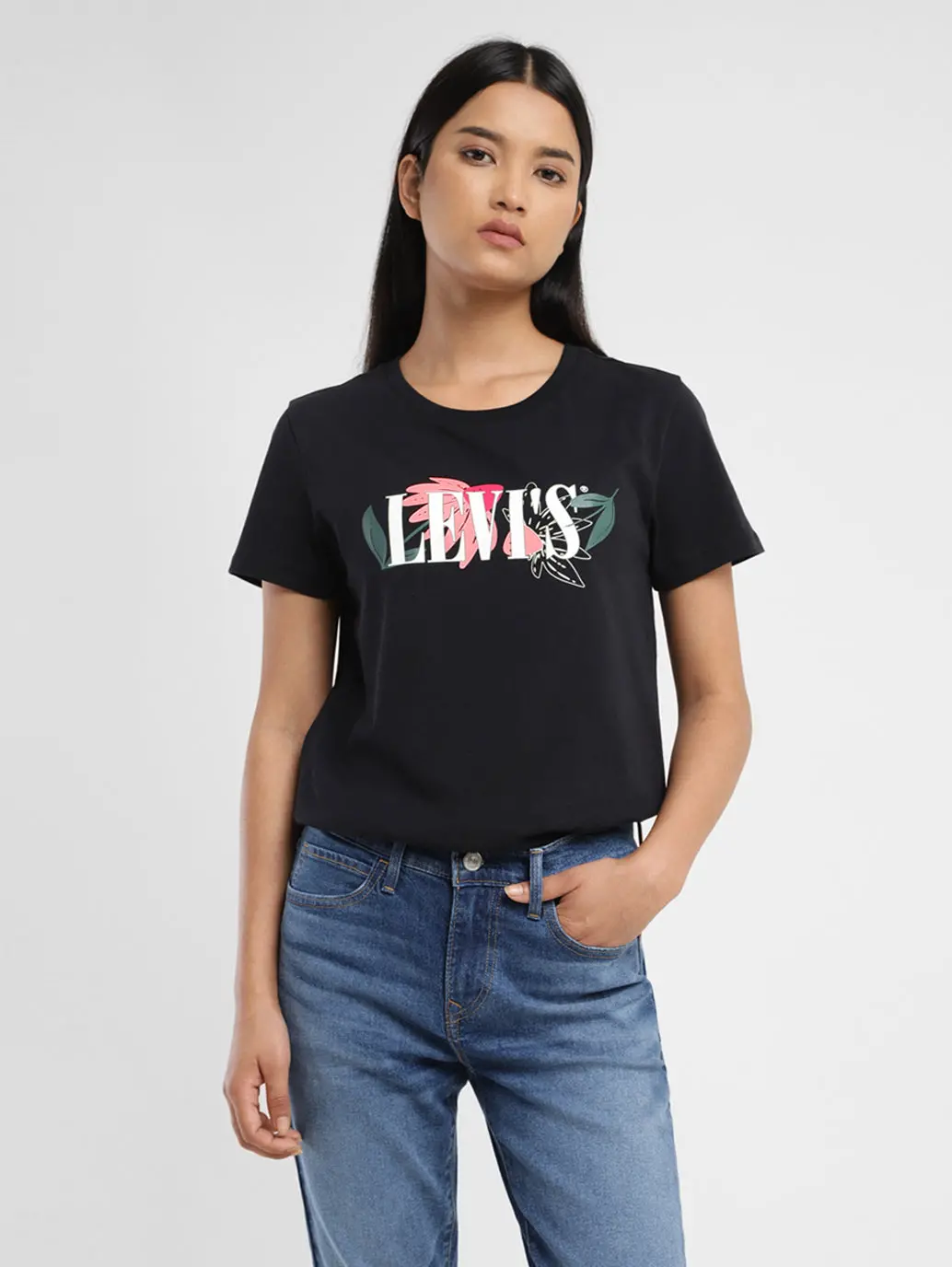 Women's Graphic Print Crew Neck T Shirt 1
