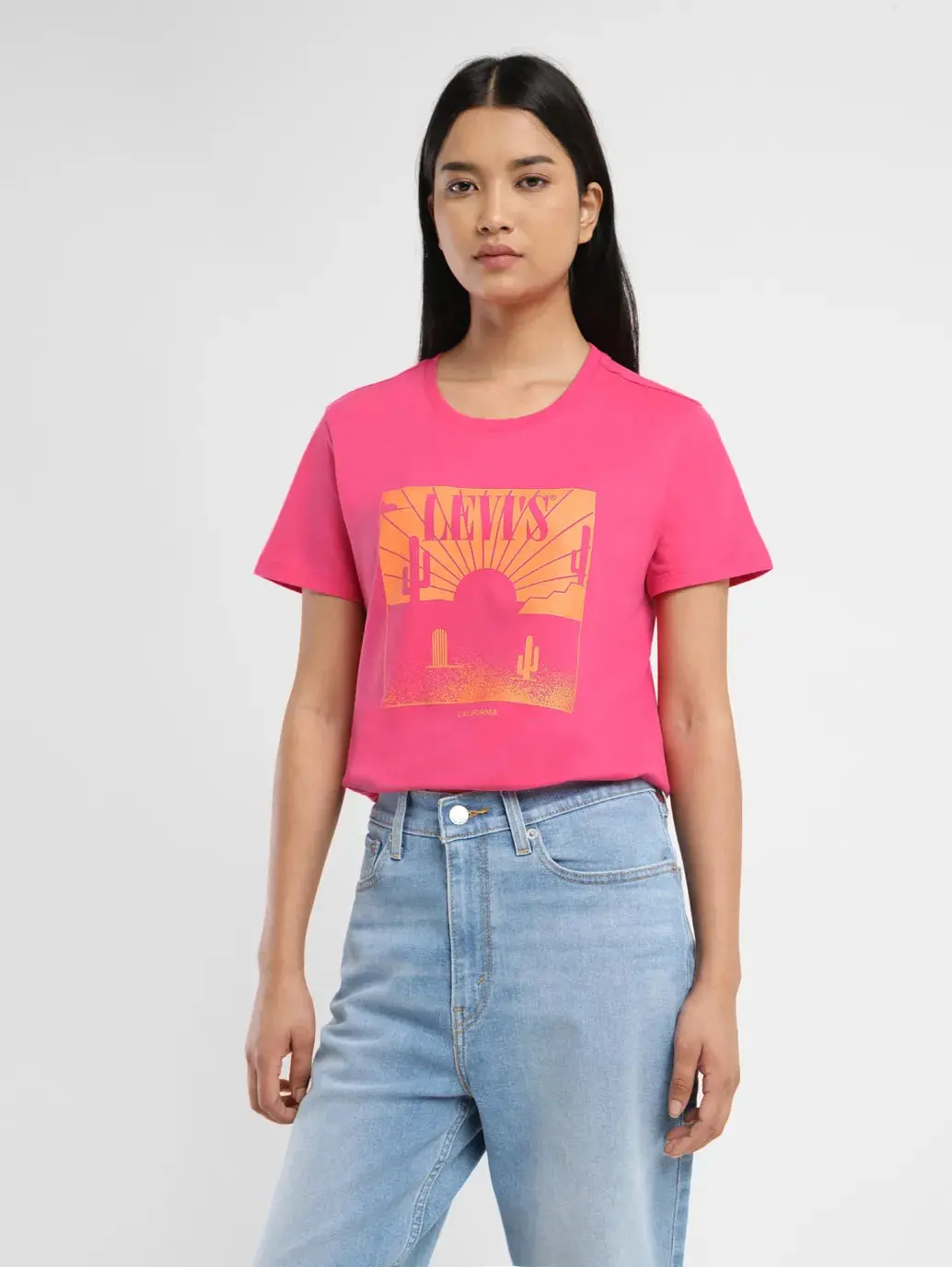 Women's Graphic Print Crew Neck T Shirt 1