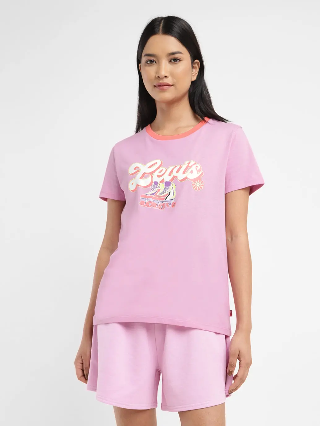Women's Graphic Print Crew Neck T-Shirt 1