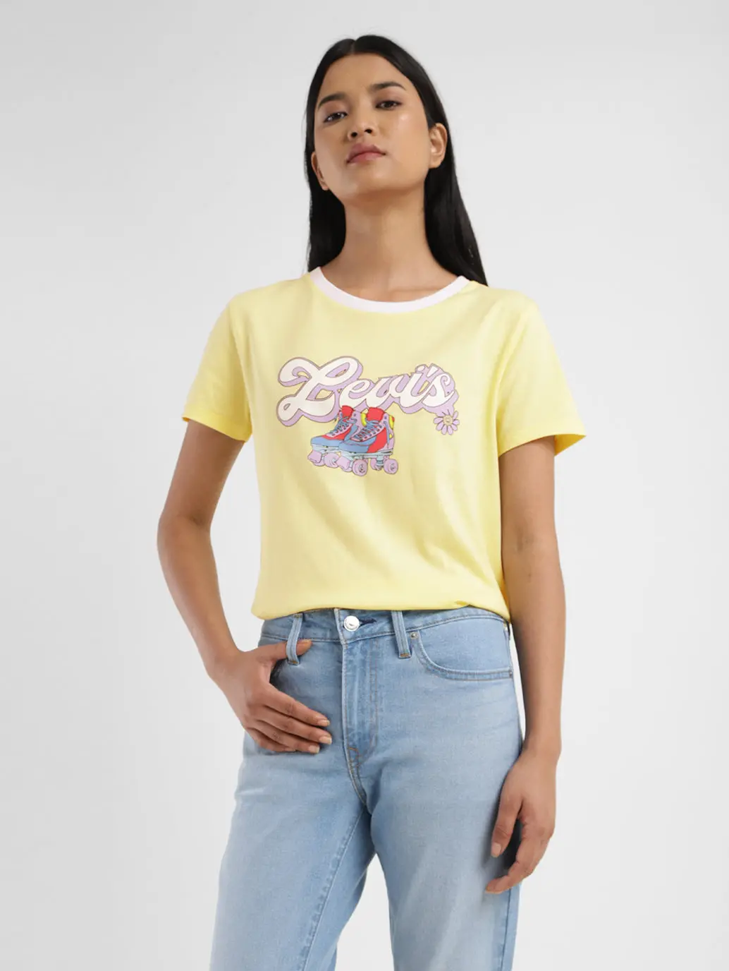 Women's Graphic Print Crew Neck T-Shirt 1