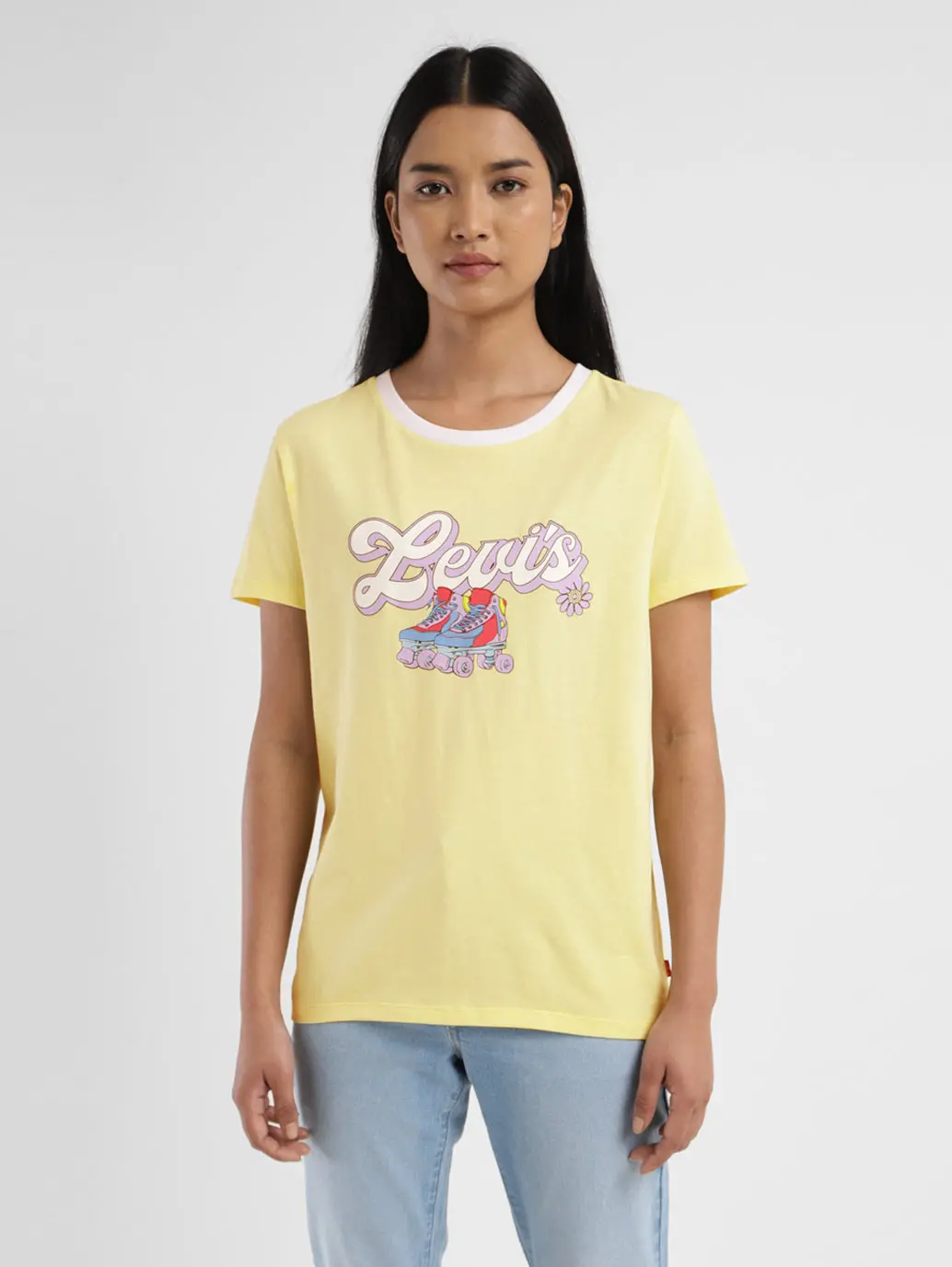 Women's Graphic Print Crew Neck T-Shirt 2