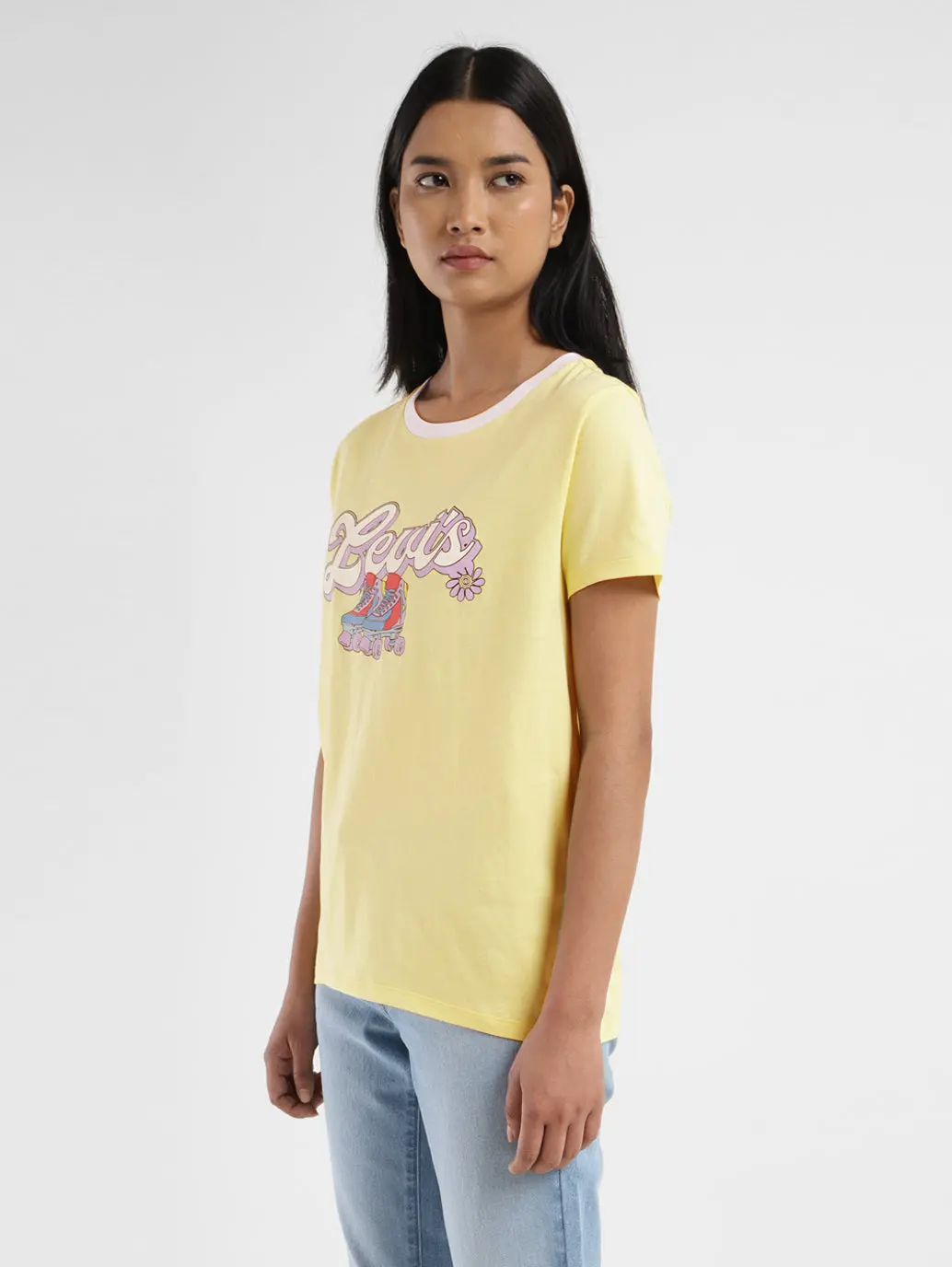 Women's Graphic Print Crew Neck T-Shirt 4