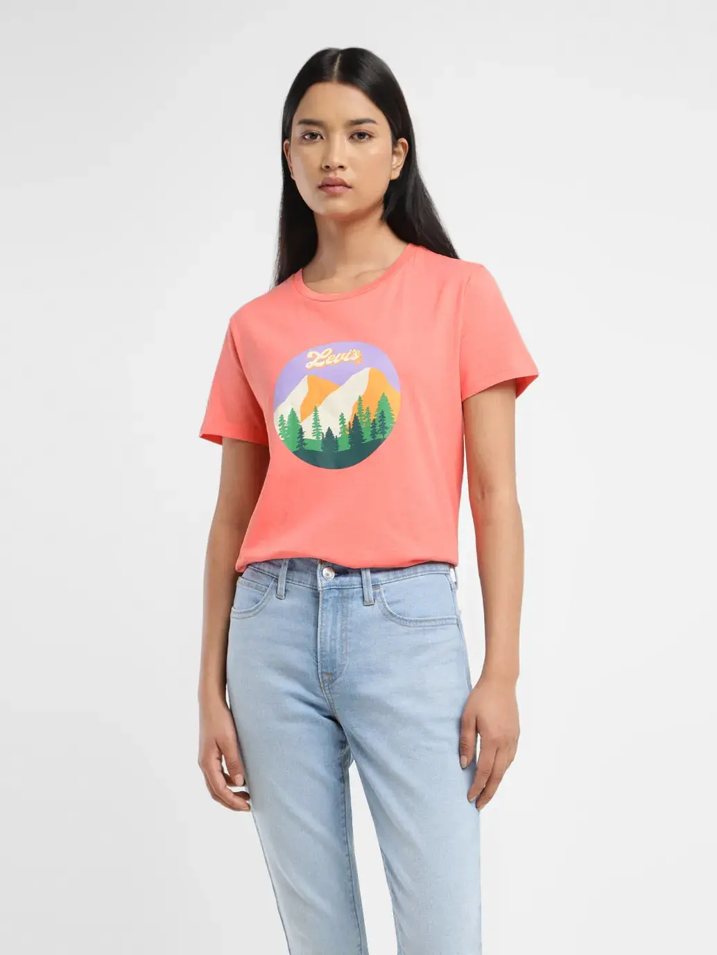Women's Graphic Print Crew Neck T Shirt 1