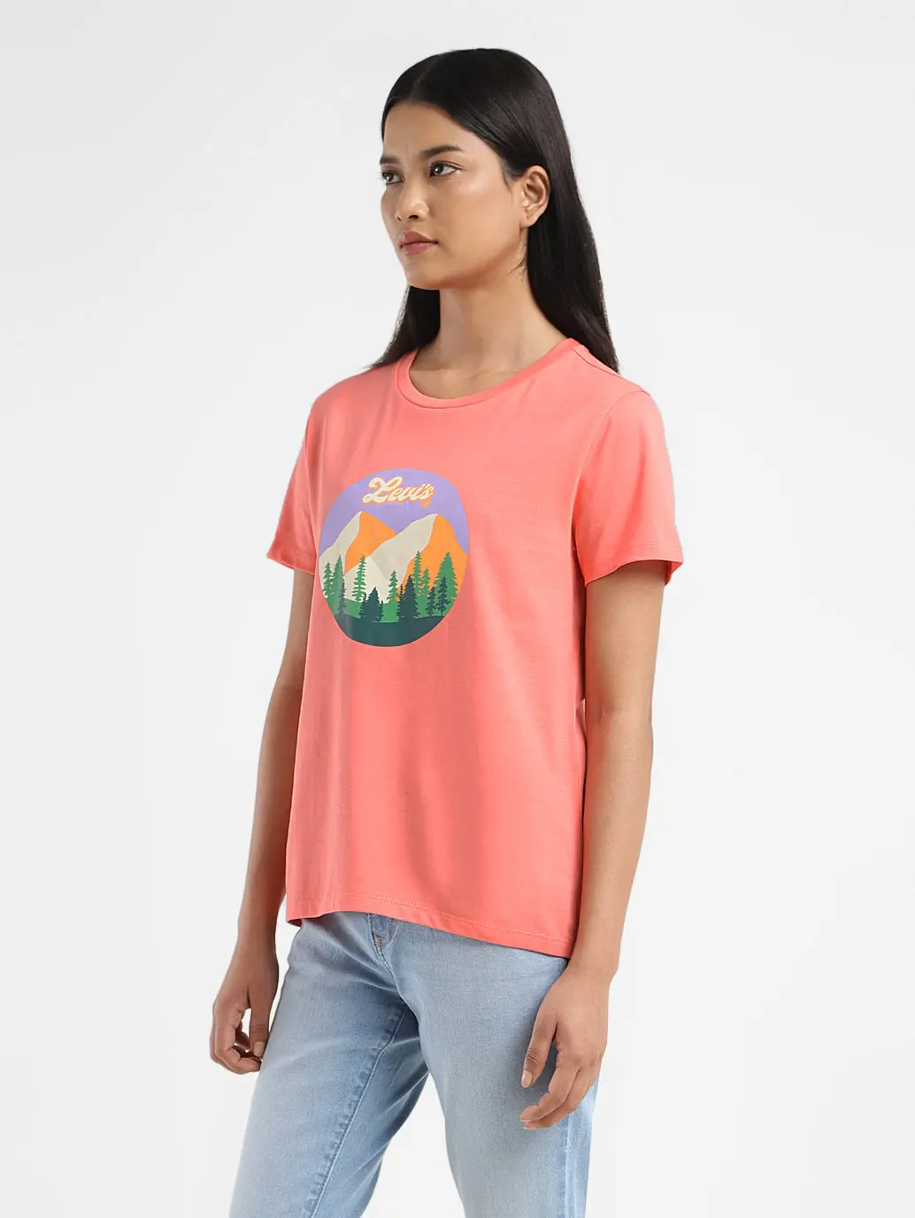 Women's Graphic Print Crew Neck T Shirt 4