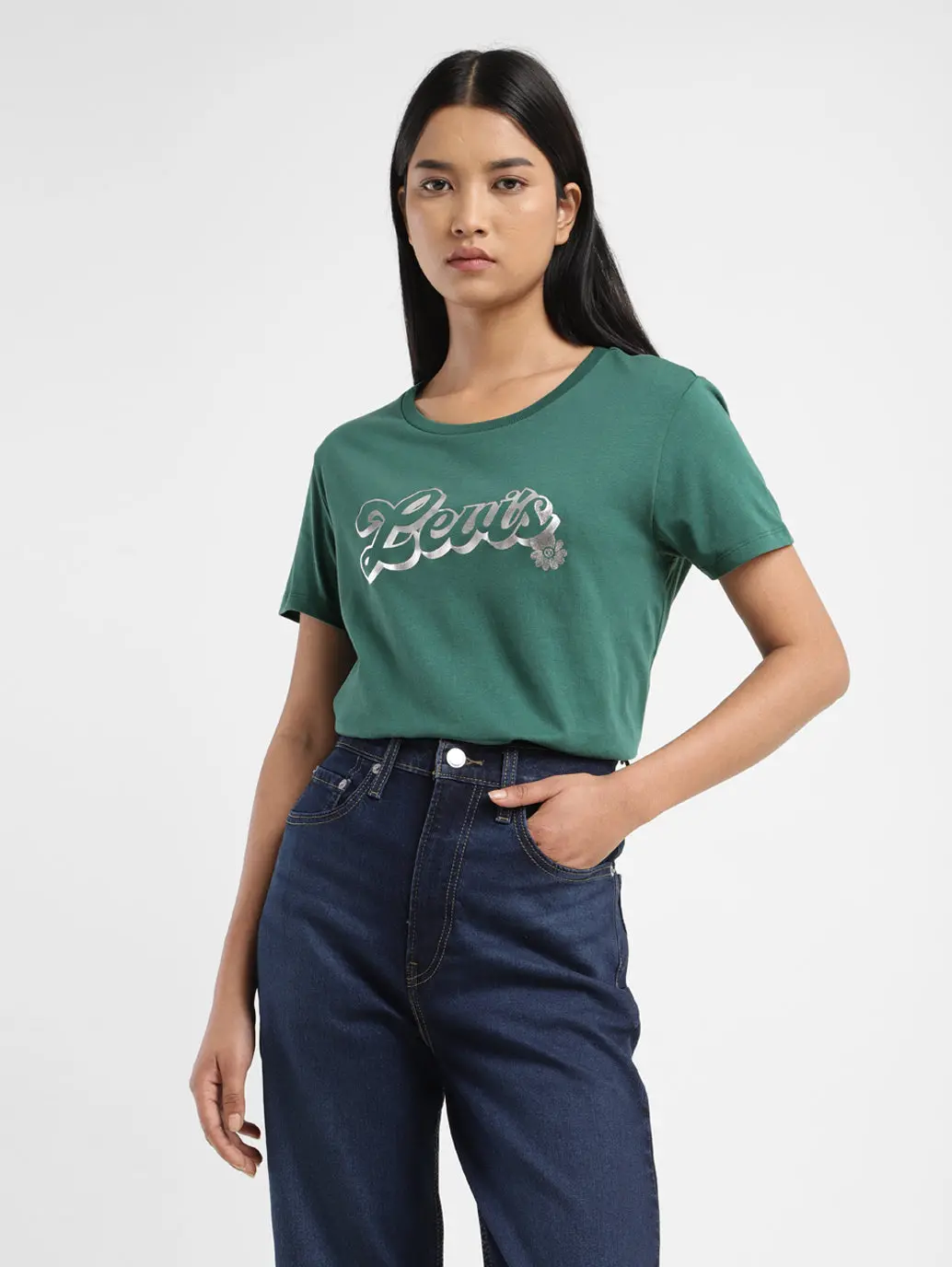 Women's Graphic Print Crew Neck T-Shirt 1