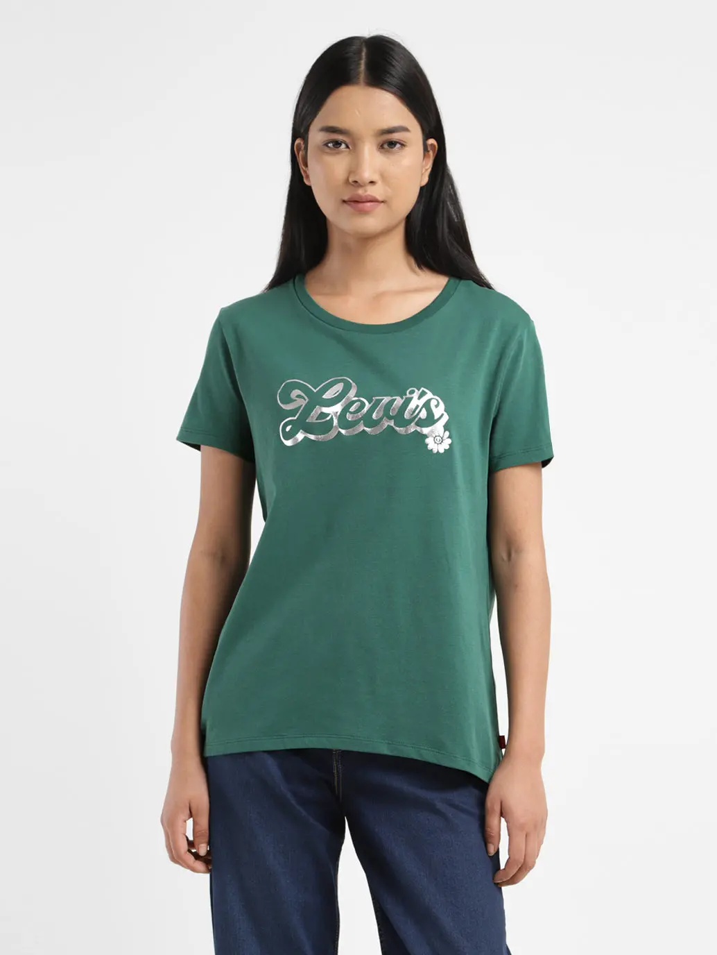 Women's Graphic Print Crew Neck T-Shirt 2