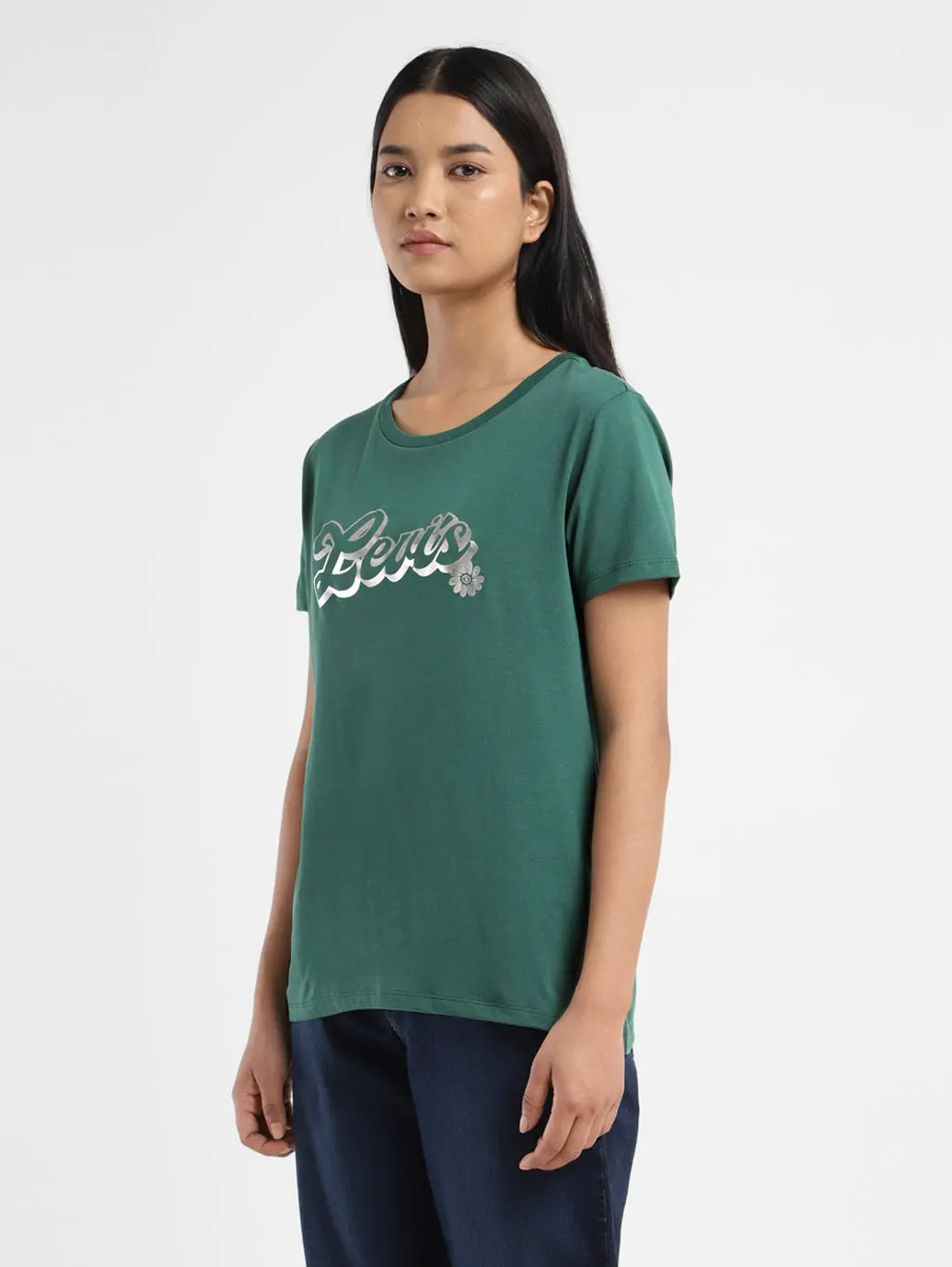 Women's Graphic Print Crew Neck T-Shirt 4