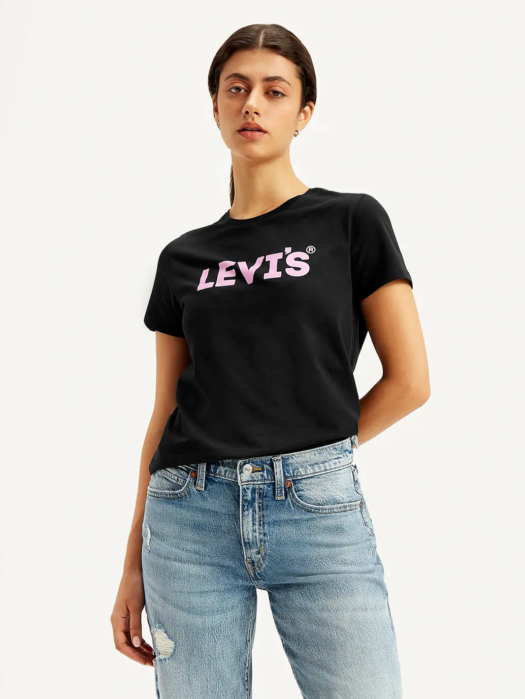 Women's Brand Logo Regular Fit T-Shirt 1