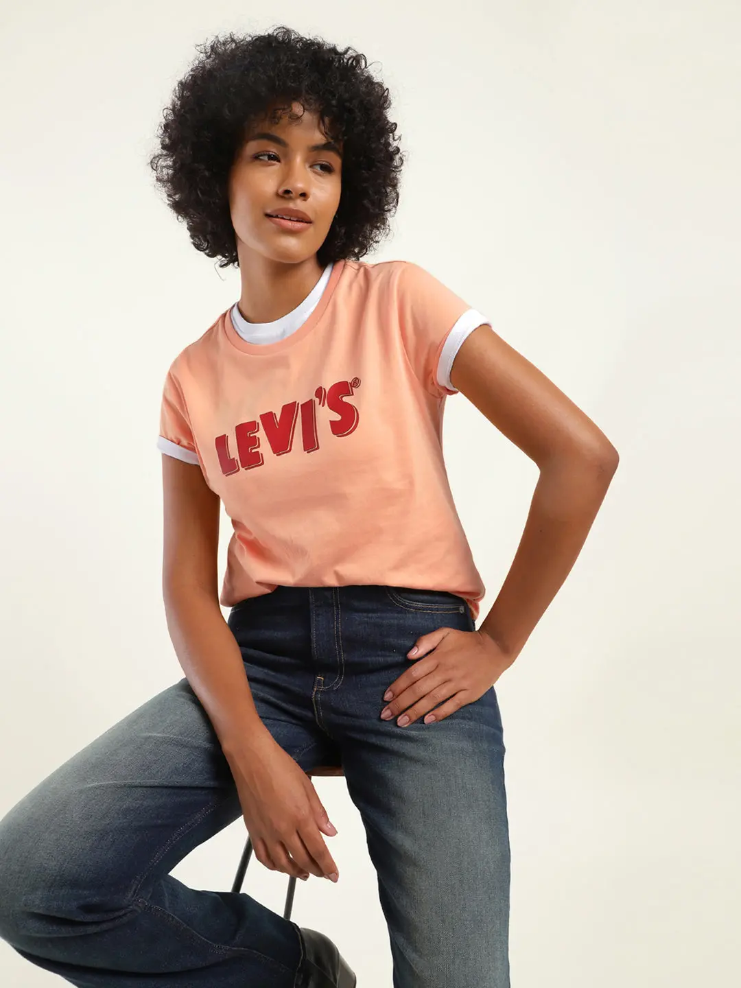 Women's Brand Logo Regular T-Shirt 1