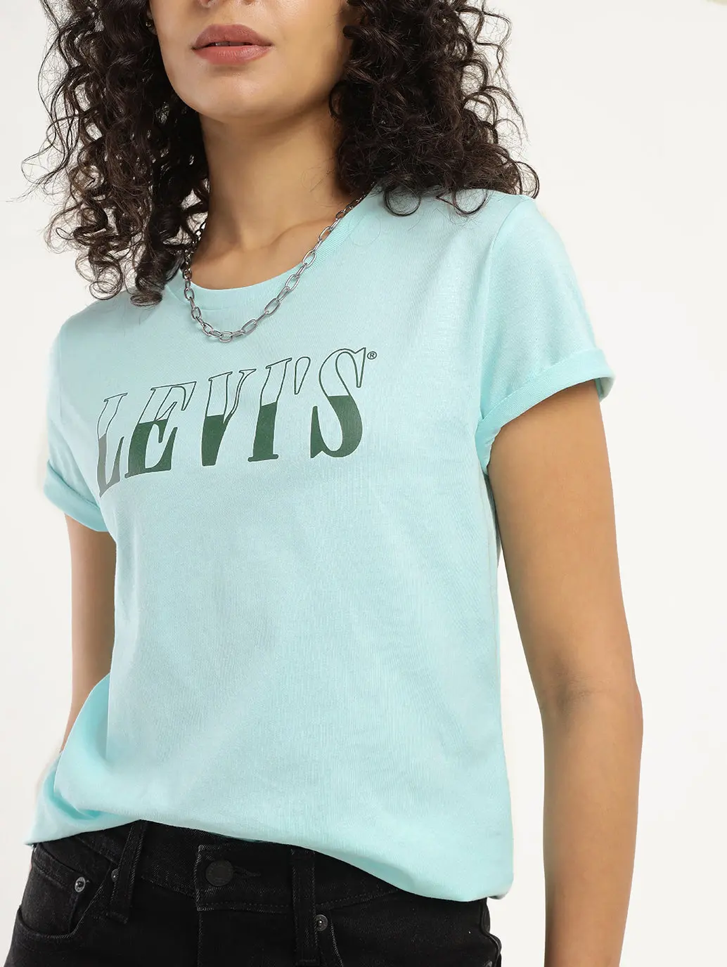 Women's Brand Logo Regular T-Shirt 4