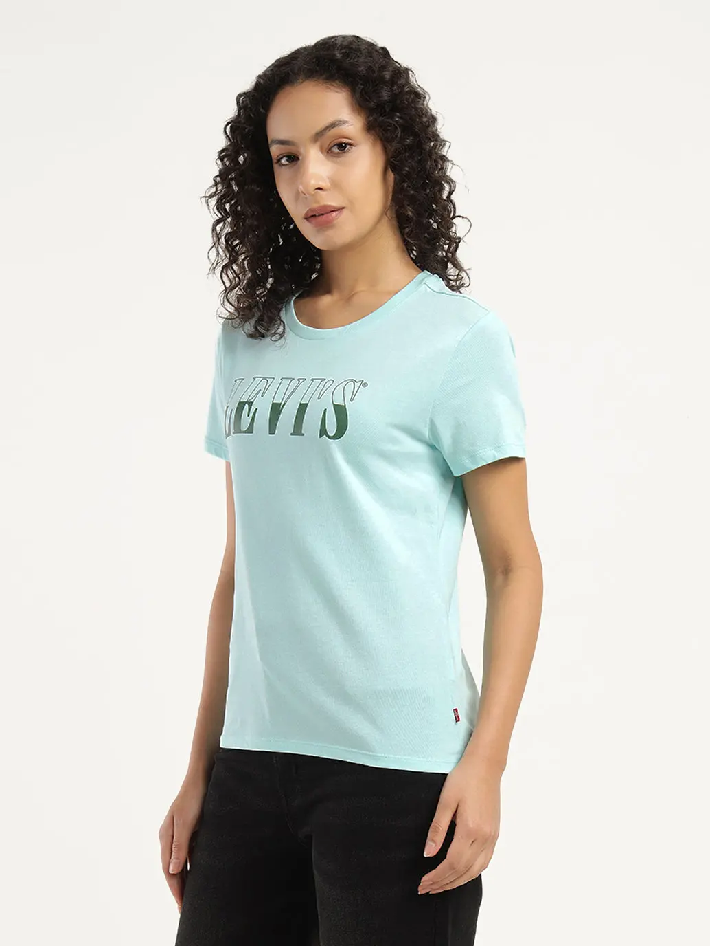 Women's Brand Logo Regular T-Shirt 5
