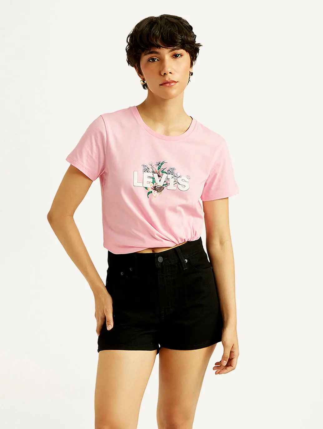 Women's Graphic Print Crew Neck T-Shirt 1