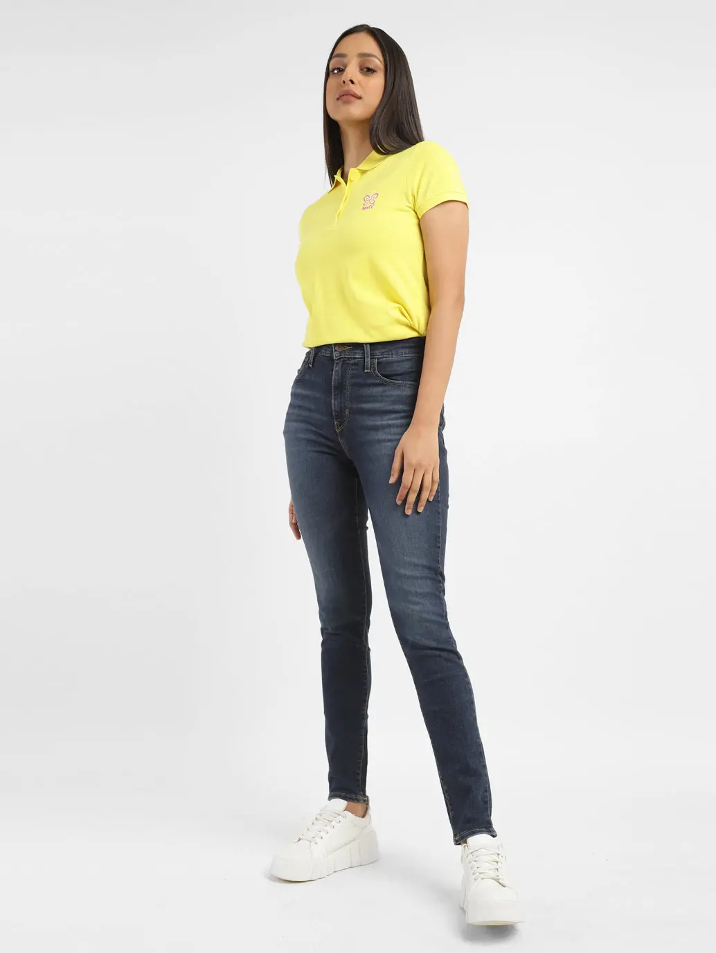 High-Rise Blue Skinny Jeans for Women – 721 Fit