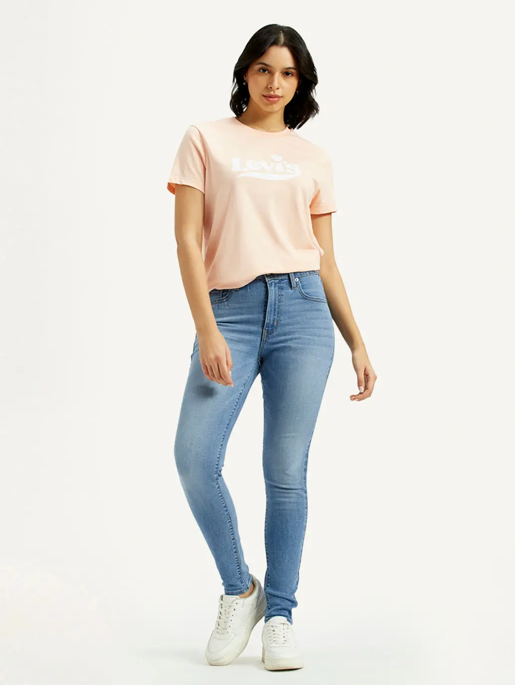 Women's 721 Light Indigo Skinny Fit High Rise Jeans 1