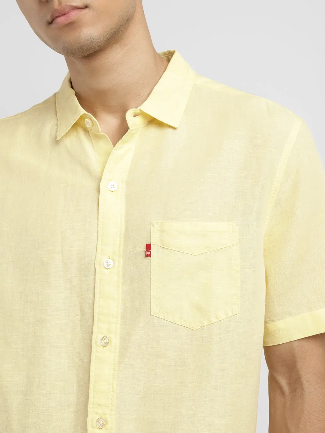 Men's Solid Slim Fit Shirt 4