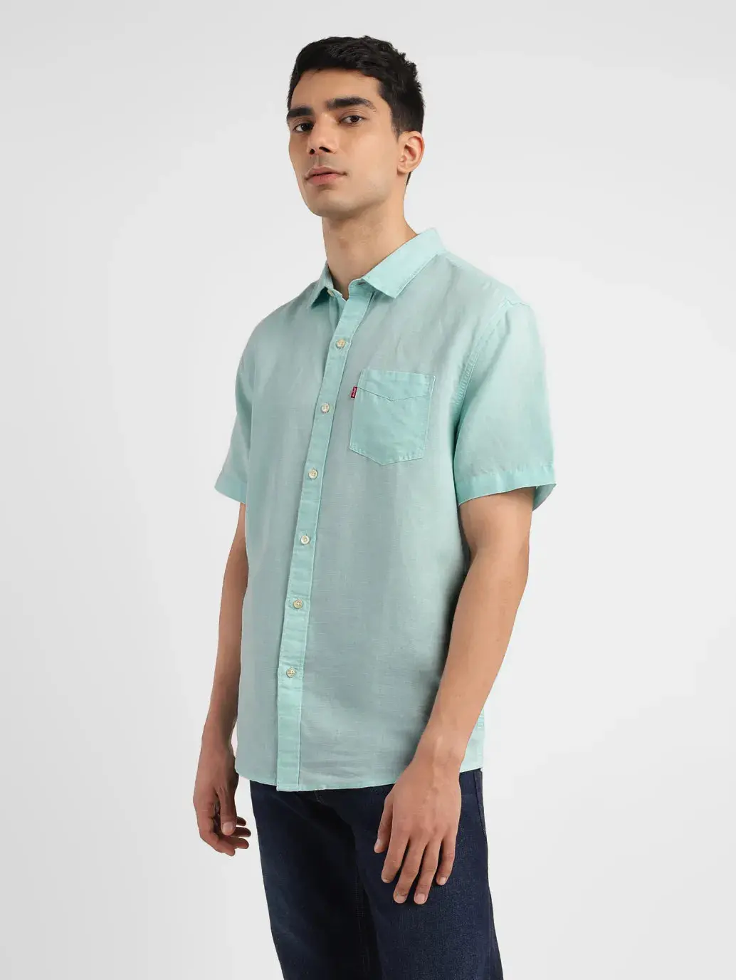 Men's Solid Slim Fit Shirt 4