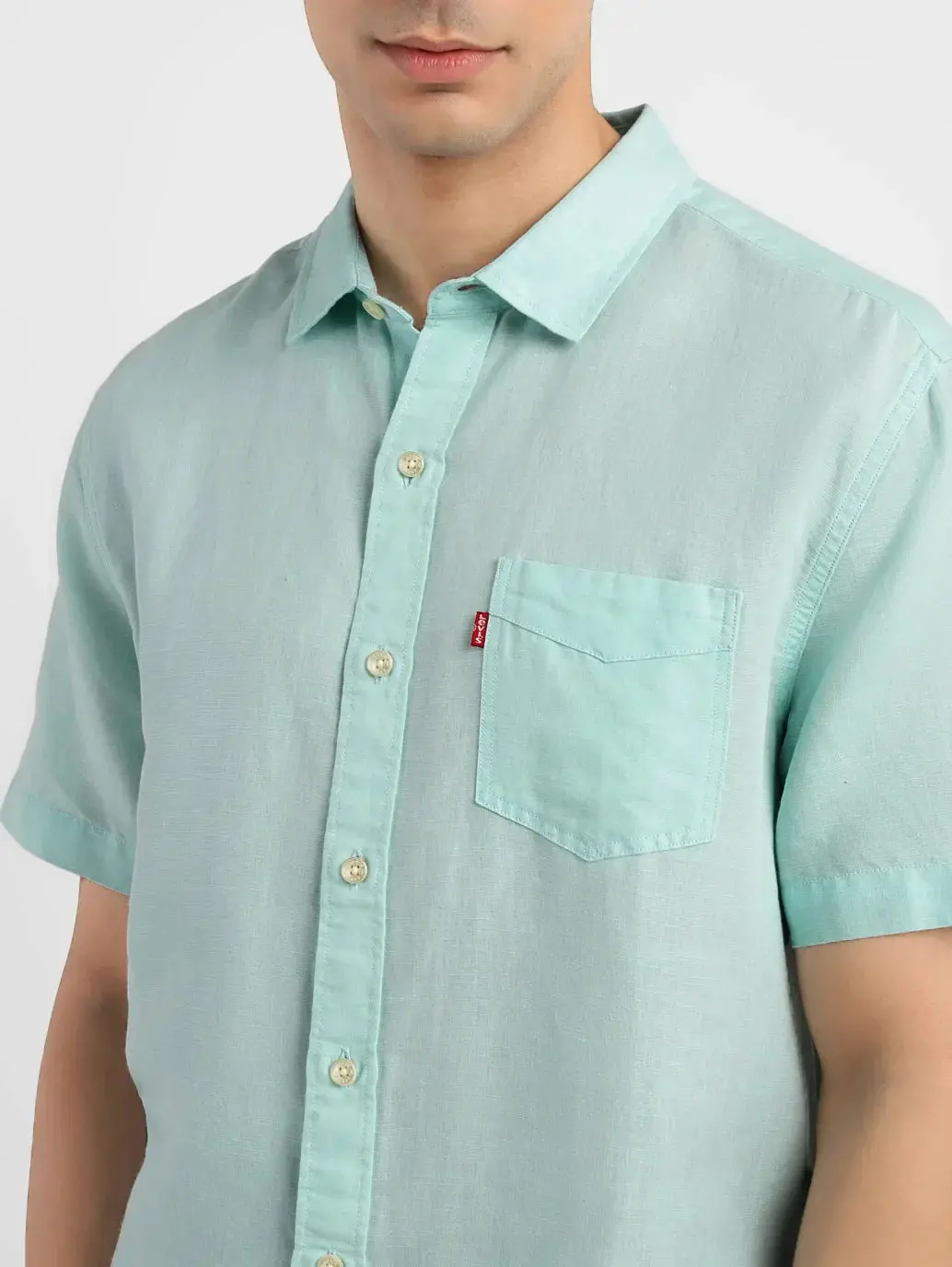 Men's Solid Slim Fit Shirt 5
