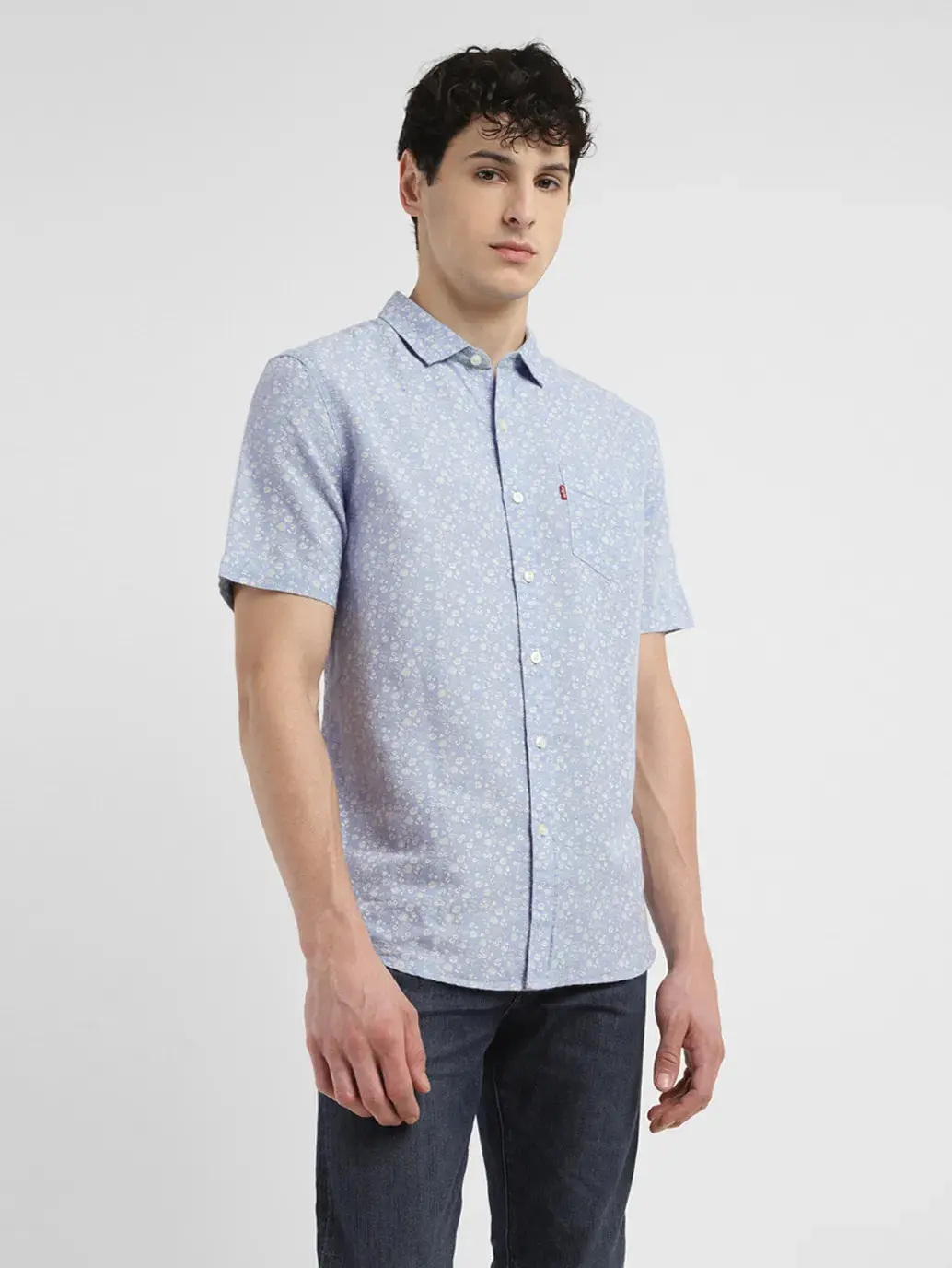 Men's Floral Slim Fit Shirt 1