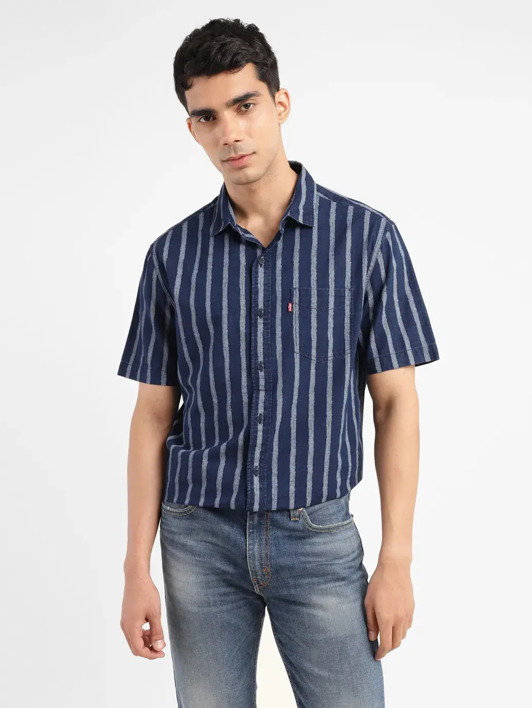 Men's Striped Slim Fit Shirt 1