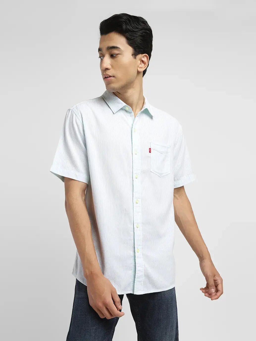 Men's Striped Slim Fit Shirt 1