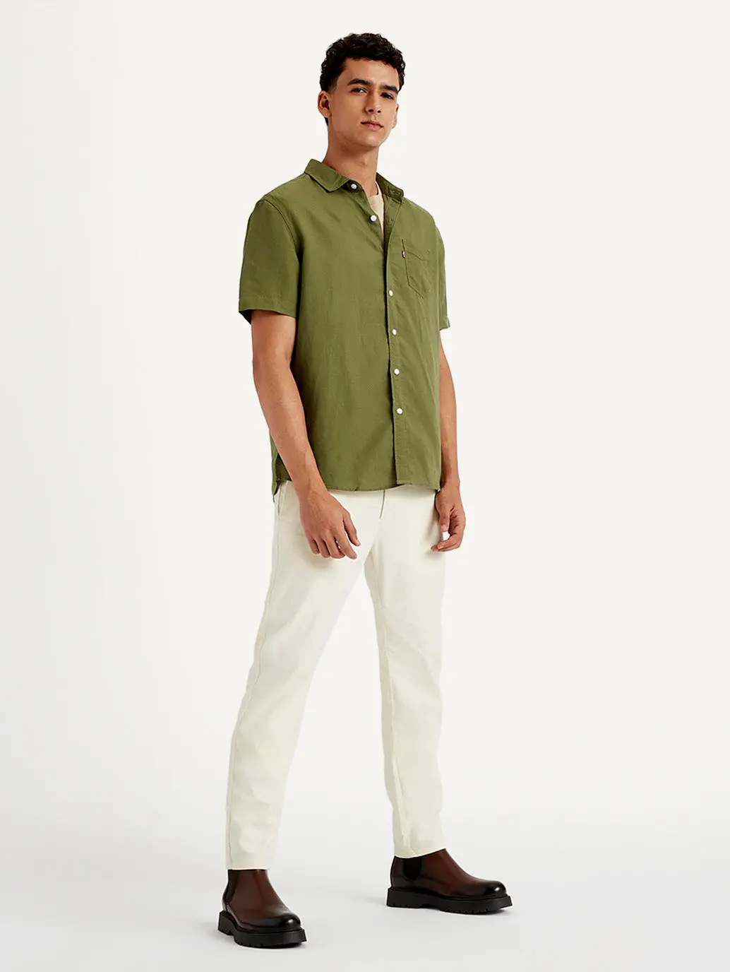 Men's Solid Slim Fit Shirt 4