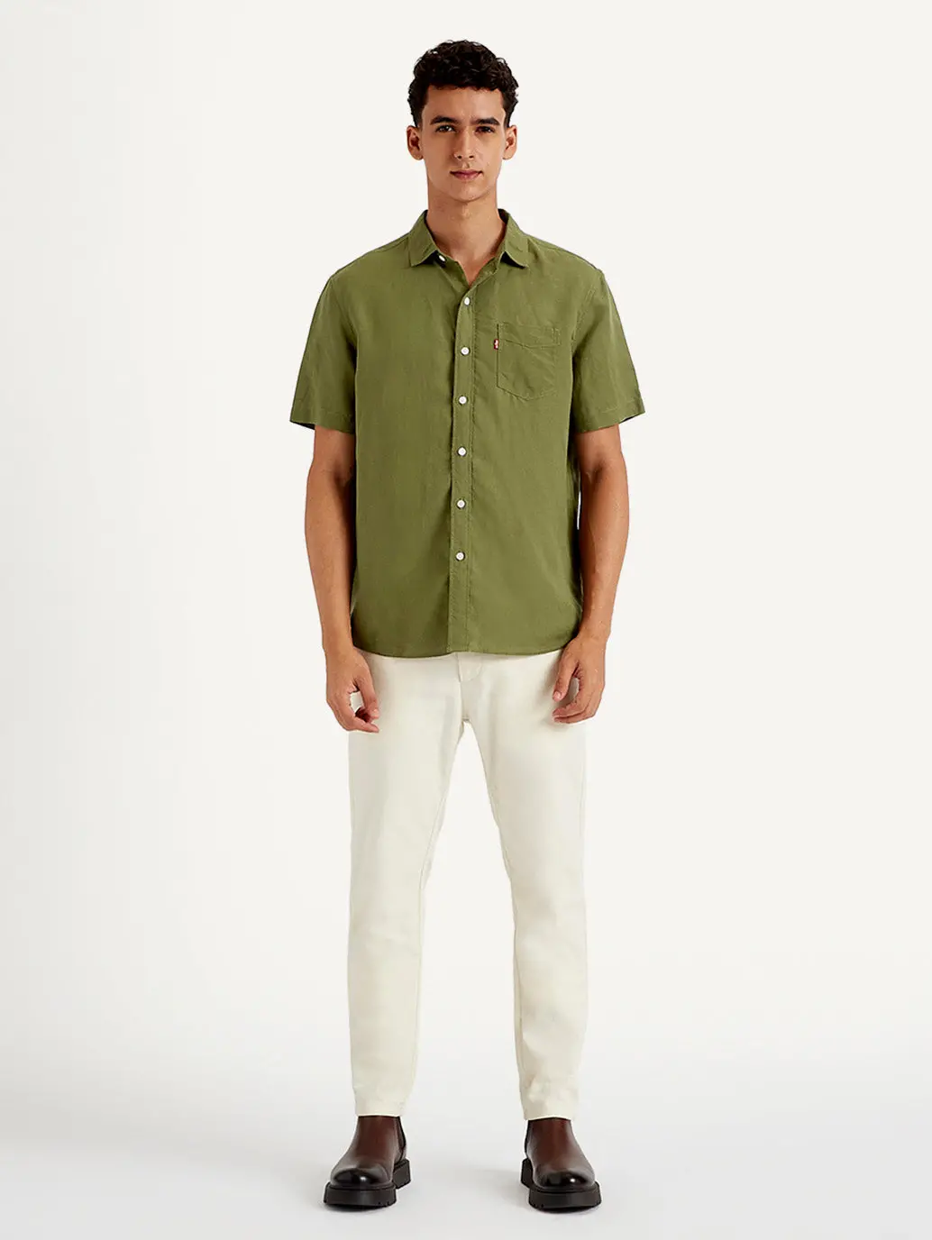 Men's Solid Slim Fit Shirt 1