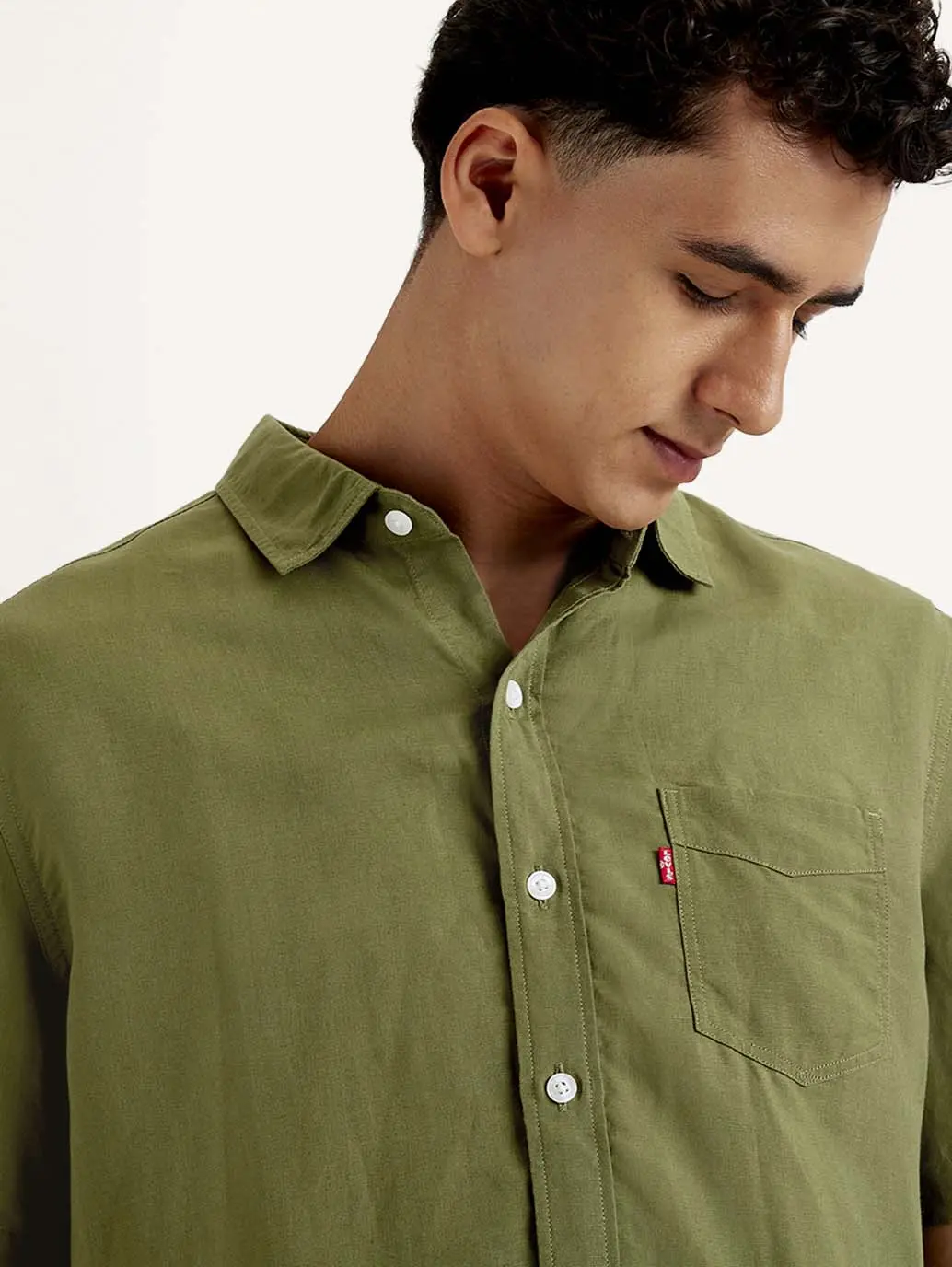 Men's Solid Slim Fit Shirt 5