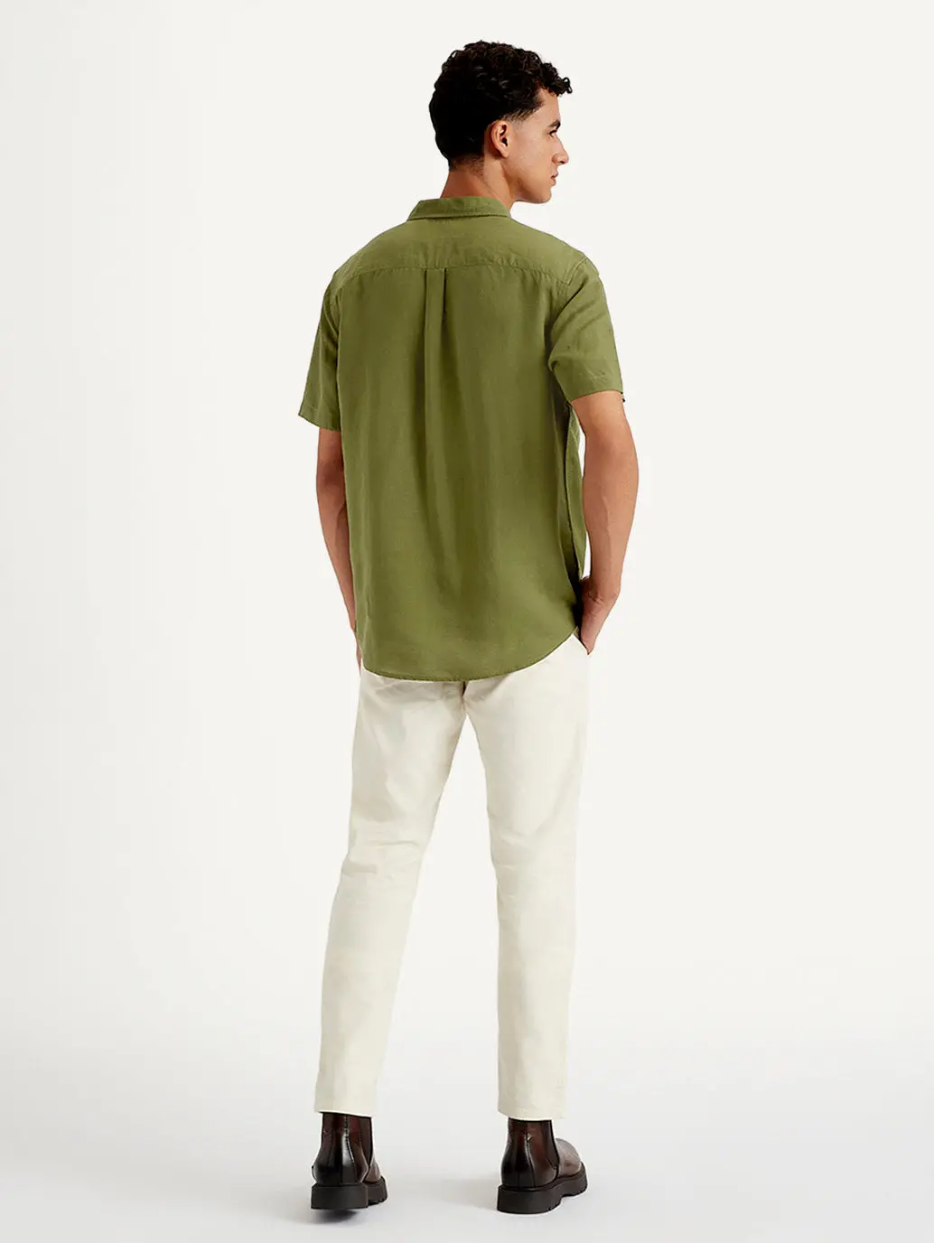 Men's Solid Slim Fit Shirt 2