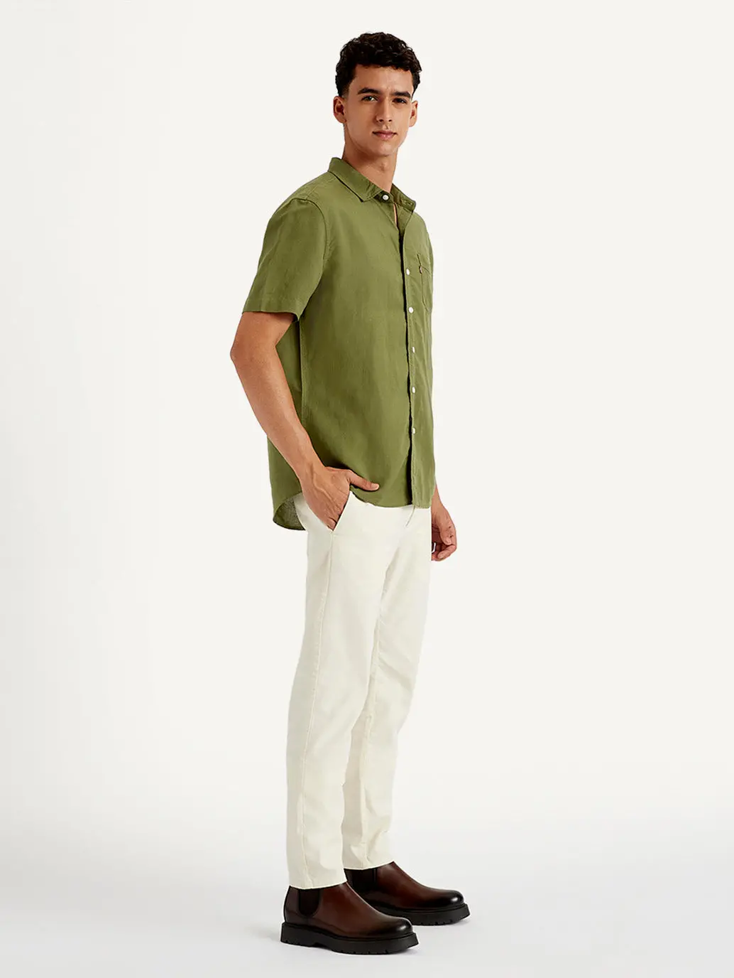Men's Solid Slim Fit Shirt 3