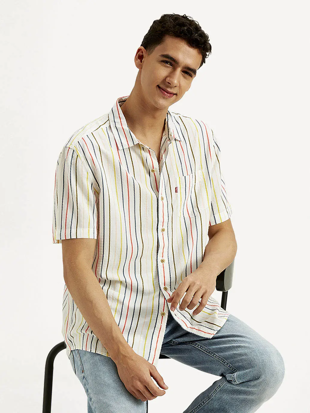 Men's Striped Slim Fit Shirt 1