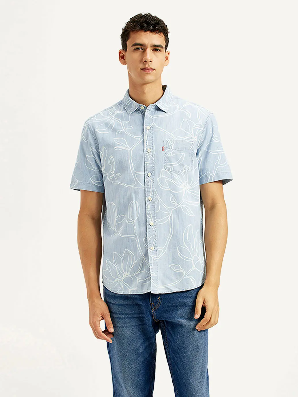 Men's Printed Slim Fit Shirt 2