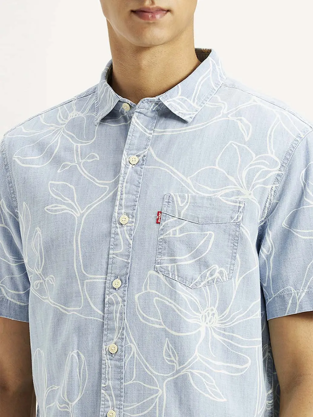 Men's Printed Slim Fit Shirt 4