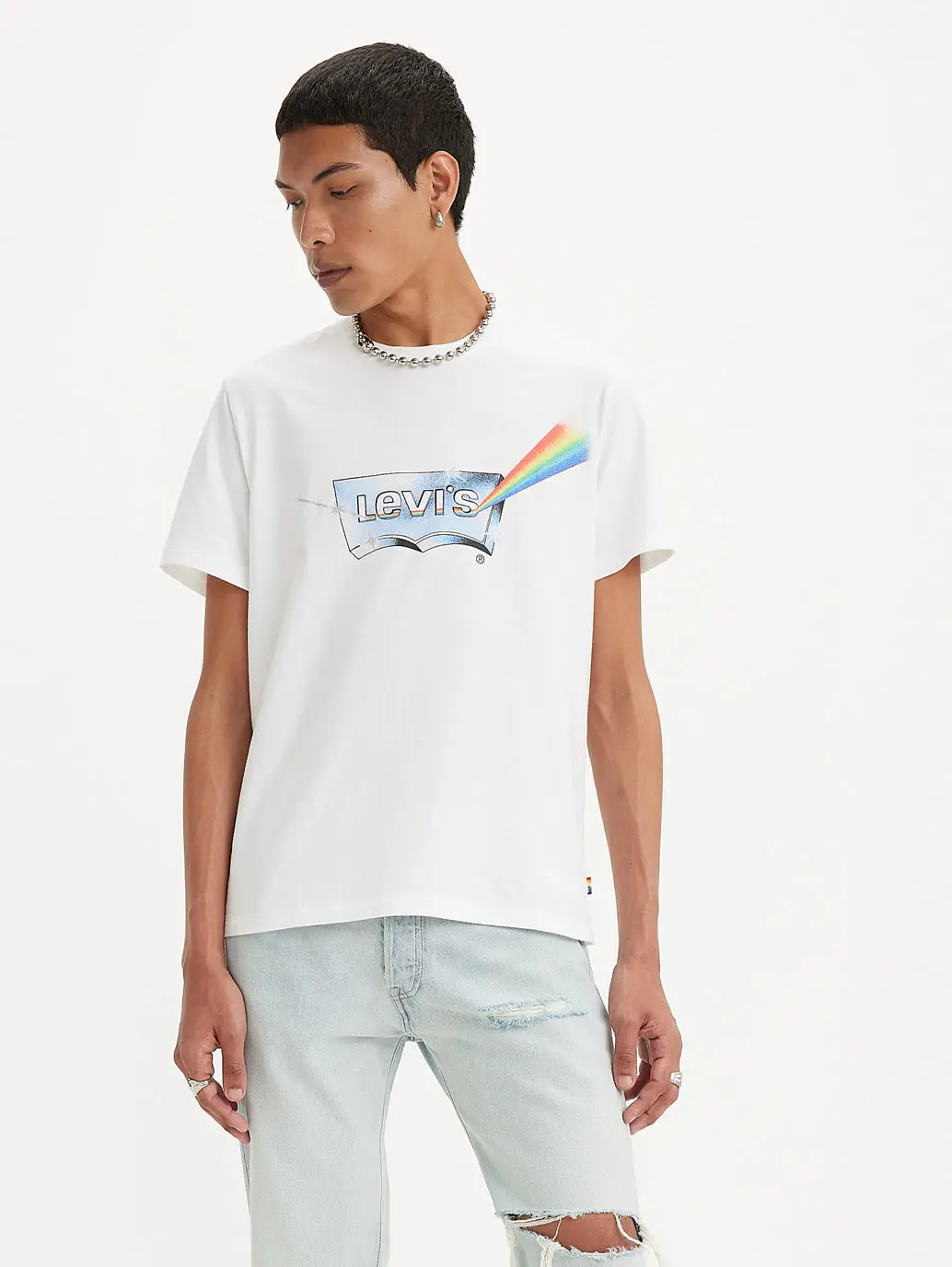 Men's Brand Logo Crew Neck T-Shirt 1