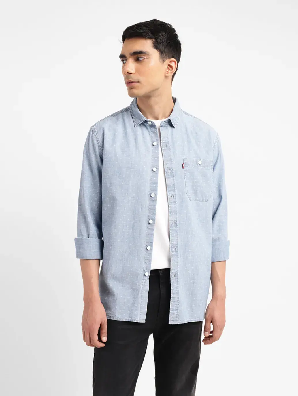Men's Print Slim Fit Shirt 1