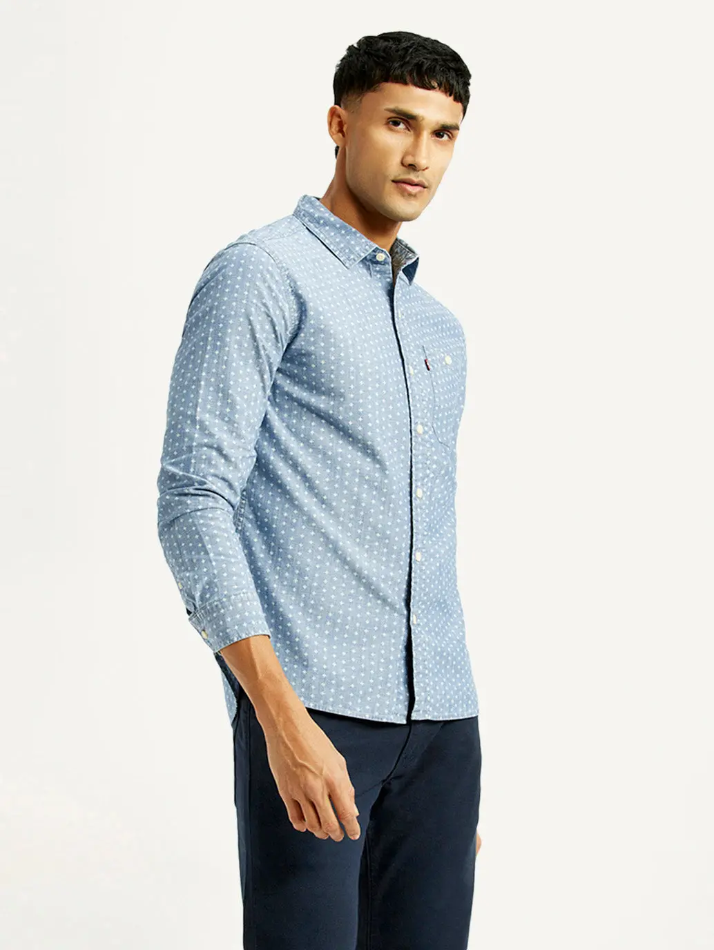 Men's Printed Slim Fit Shirt 5