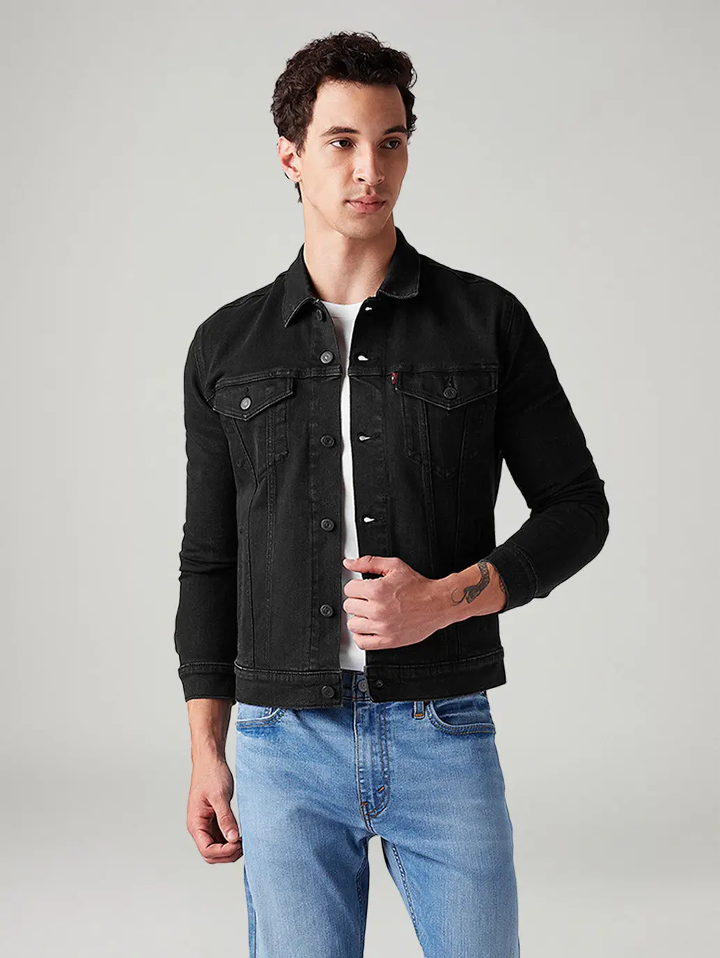 Men's Solid Regular Fit Jacket 1