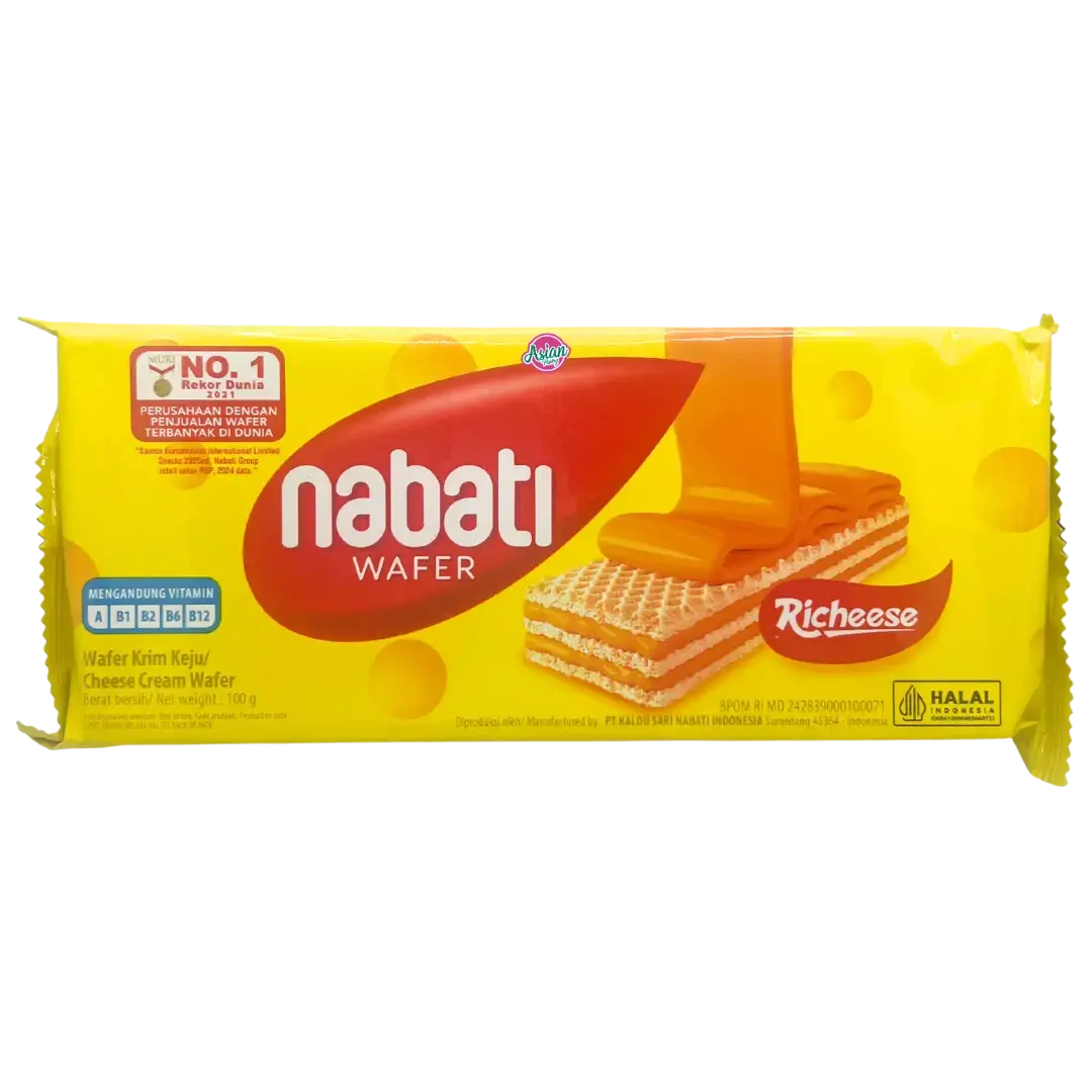 Richeese Nabati Wafer Cheese 100G 1