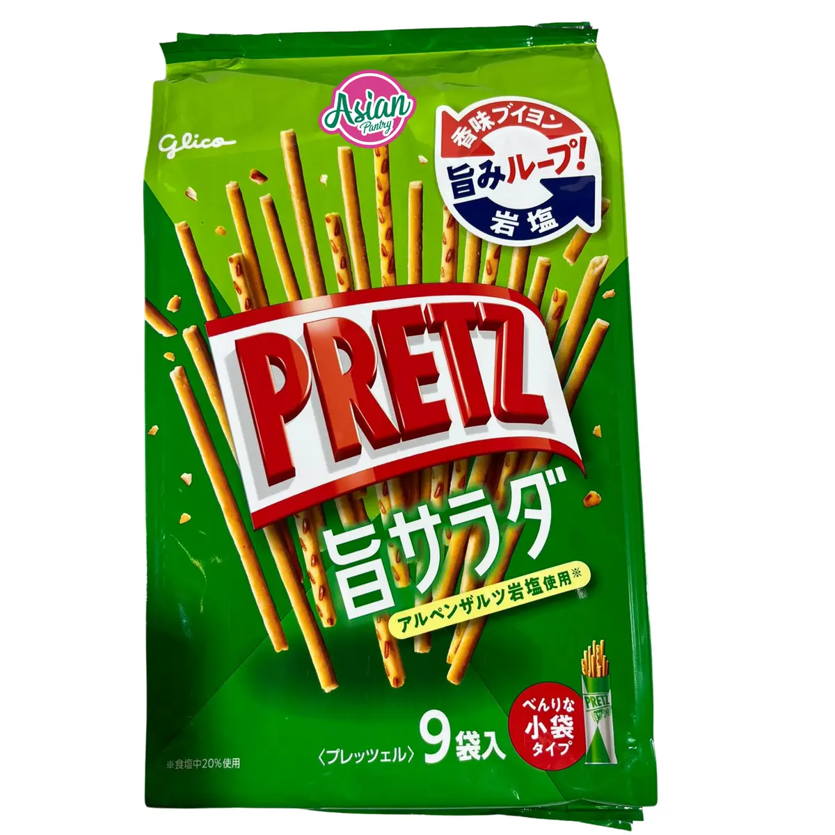 Glico Pretz Salada 9Pk 143G 1