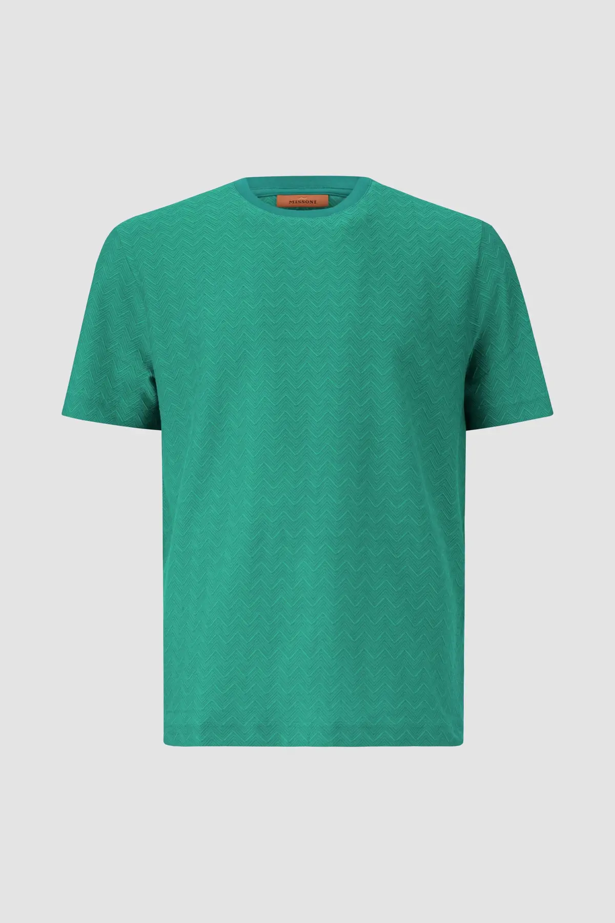 Missoni T-Shirt With Tone-On-Tone Zigzag Design 1